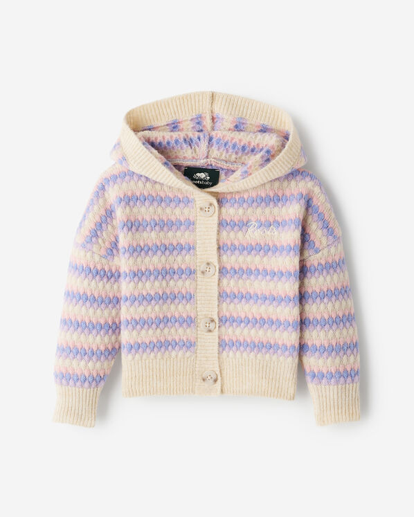 Baby Bubble Knit Bear Cardigan