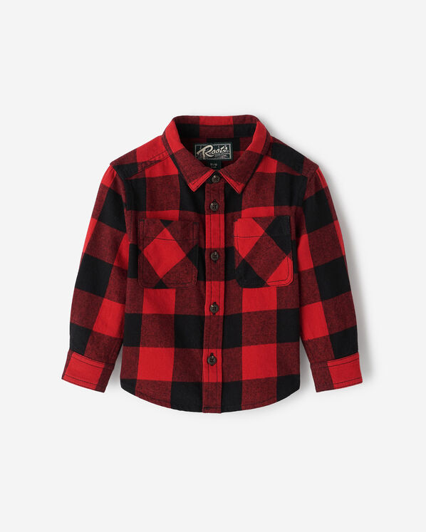 Baby Park Plaid Shirt - Cabin Red