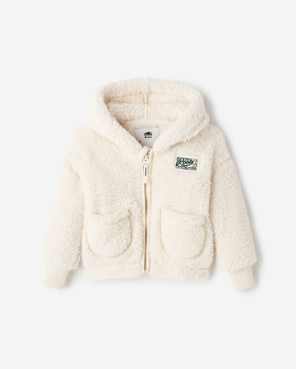 Baby Creekside Shearling Fleece Full Zip Hoodie - Snowdrift White Baby Creekside Shearling Fleece Full Zip Hoodie - Snowdrift White