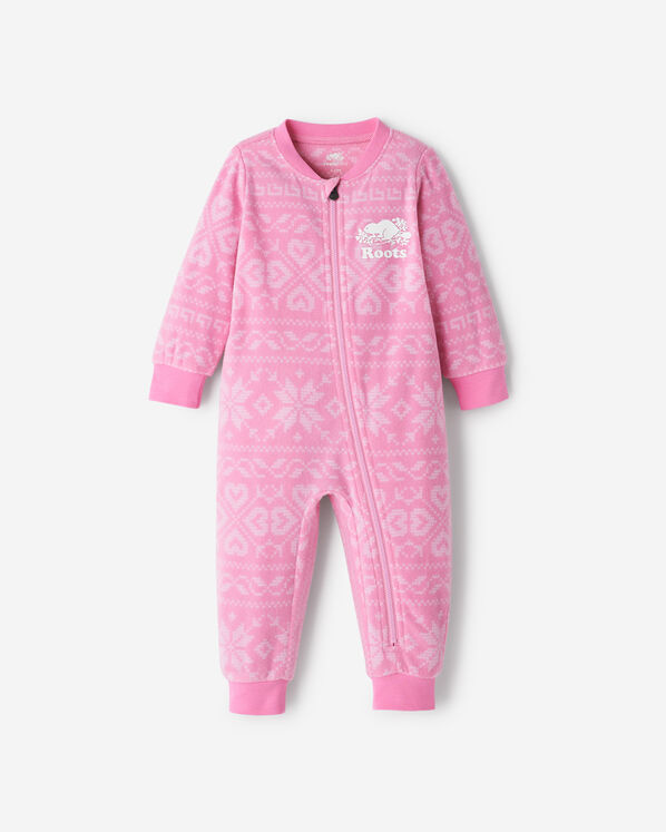 Baby Microfleece Sleeper - Prism Pink