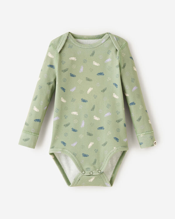 Roots Baby's First Bodysuit - Cactus Green