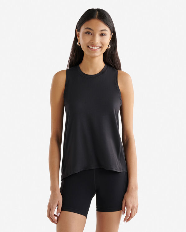 Renew Knit Racer Tank 2.0 - Black