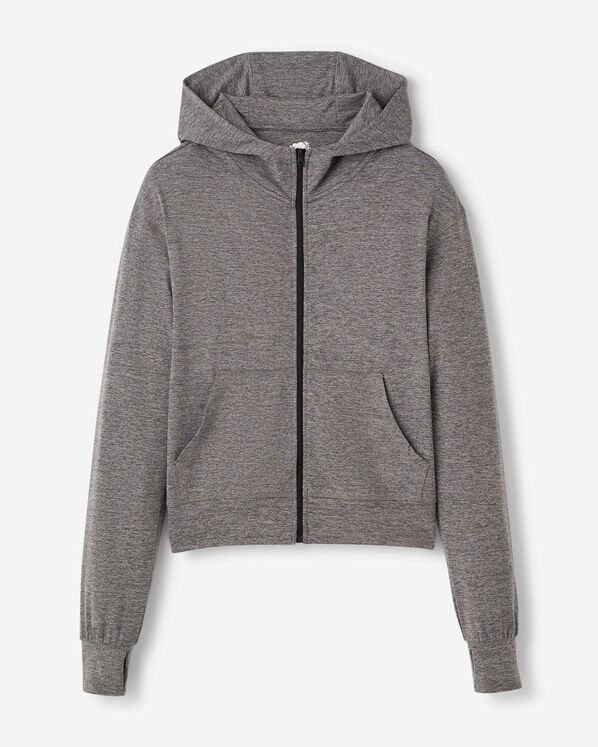 Renew Full Zip Hoodie - Salt & Pepper