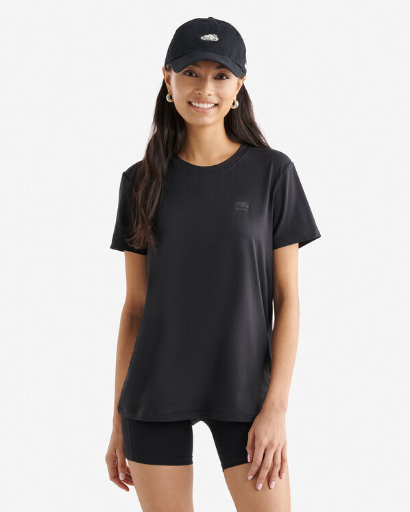 Renew Knit Short Sleeve Top - Black