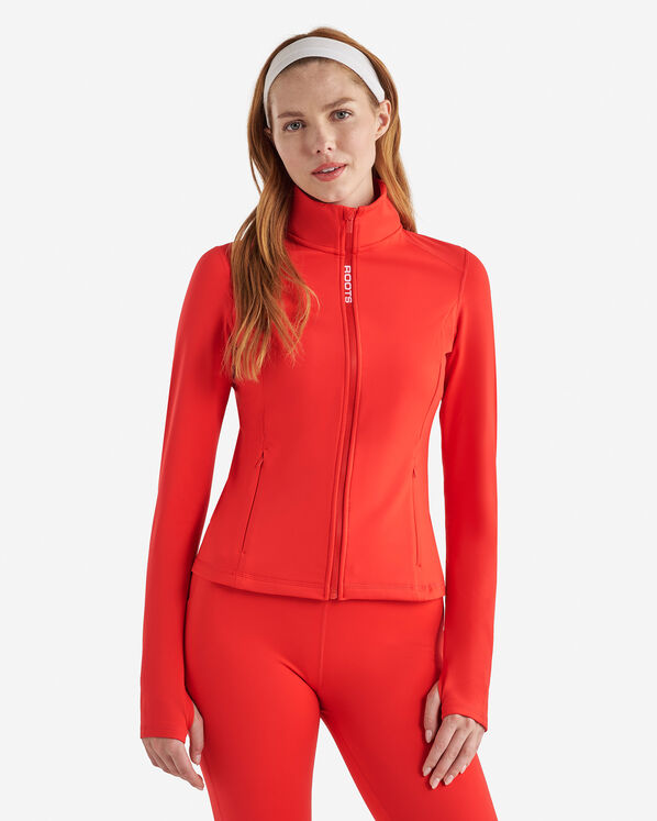 Active Warm Full Zip Jacket - Cherry Burst Active Warm Full Zip Jacket - Cherry Burst