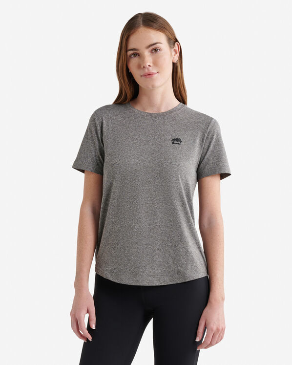 Renew Knit Classic Short Sleeve Top - Salt & Pepper