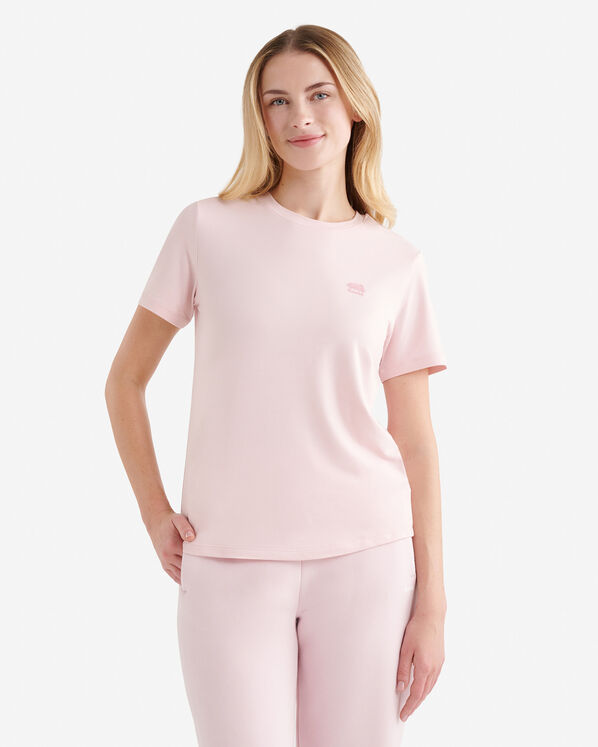 Renew Knit Classic Short Sleeve Top - Pink Lily Mix