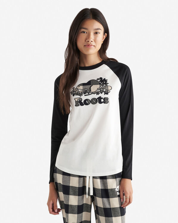 Womens Park Plaid Long Sleeve T-Shirt