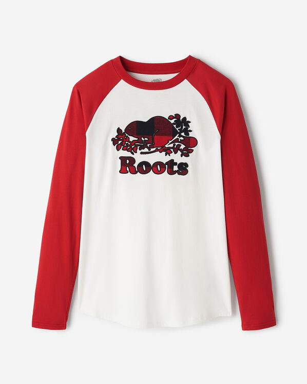 Womens Park Plaid Long Sleeve T-Shirt