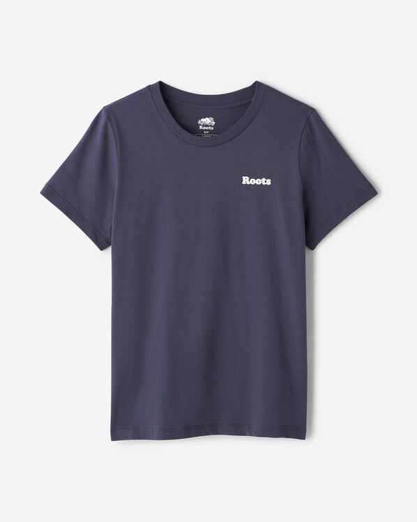 Womens Cherry Blossom T-Shirt - Dusty Blue