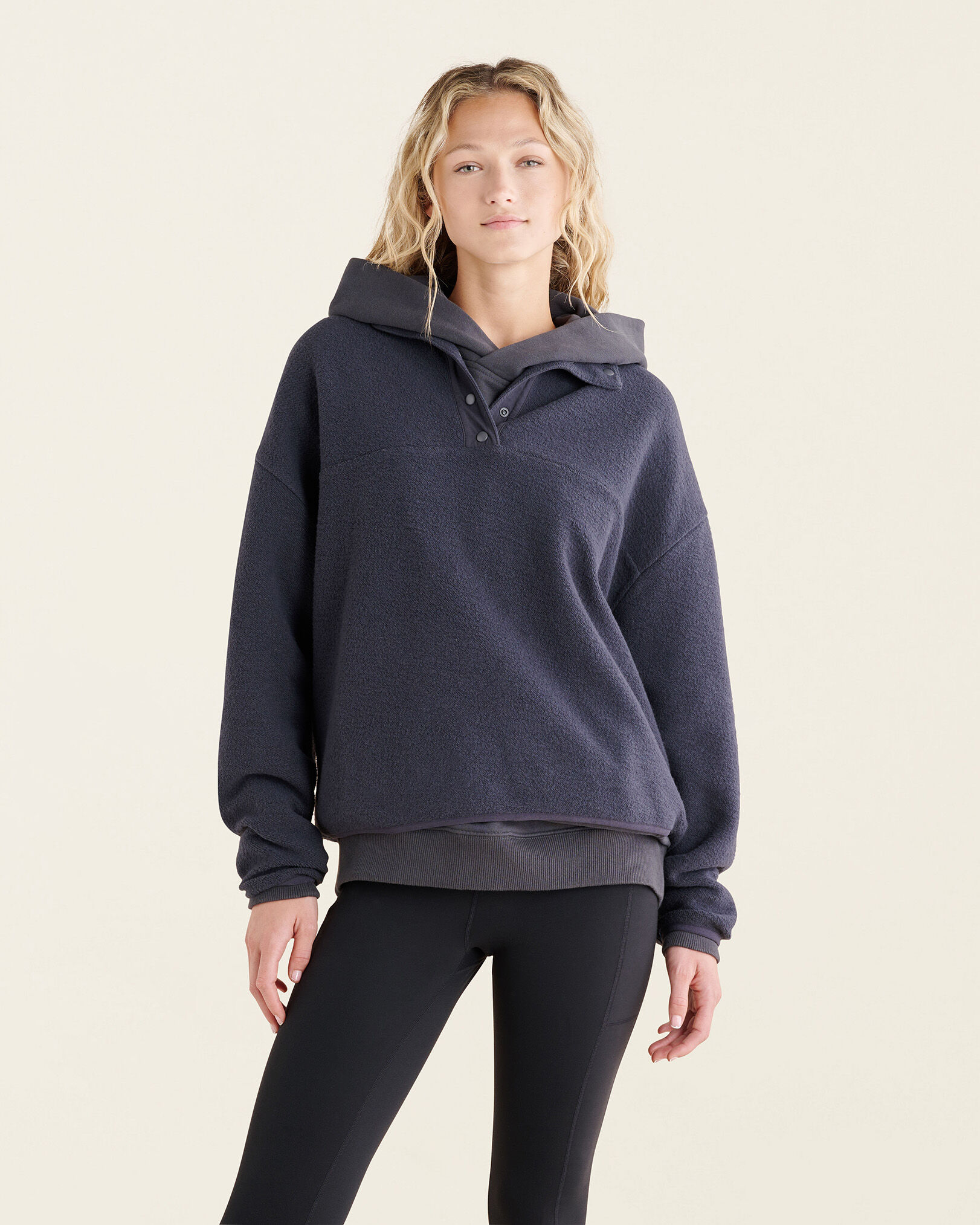Womens Fleece Tops Roots