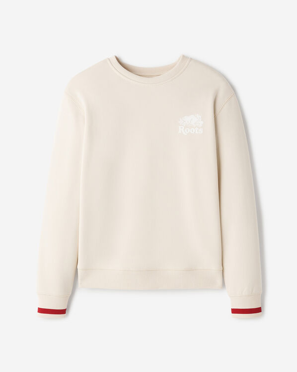 Cabin Fleece Crew - Birch White