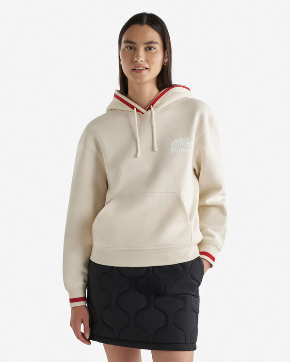 Cabin Fleece Hoodie - Birch White