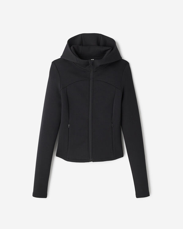 Roam Full Zip Hoodie - Black