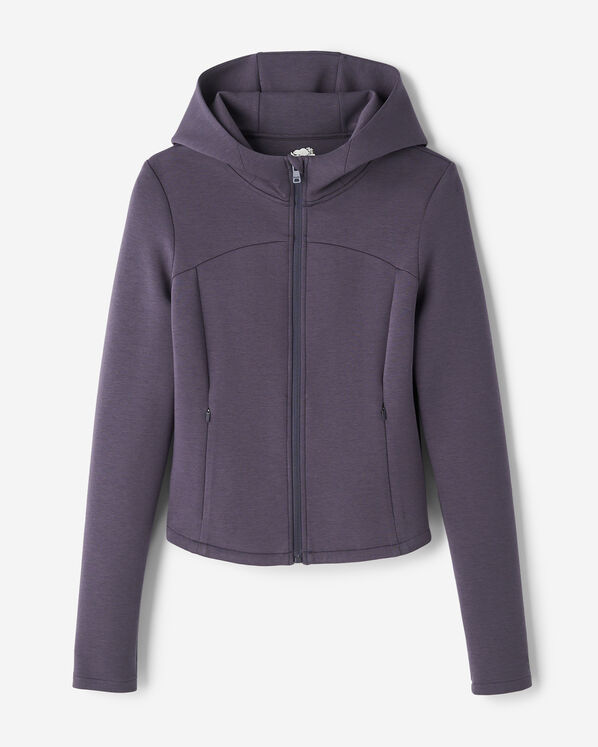 Roam Full Zip Hoodie - Periscope Grey