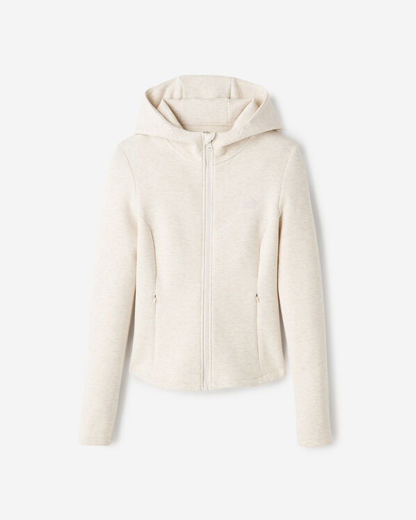 Roam Hooded Full Zip - Oatmeal Mix