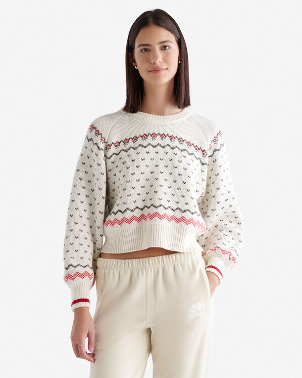 Cabin Fair Isle Crew Sweater