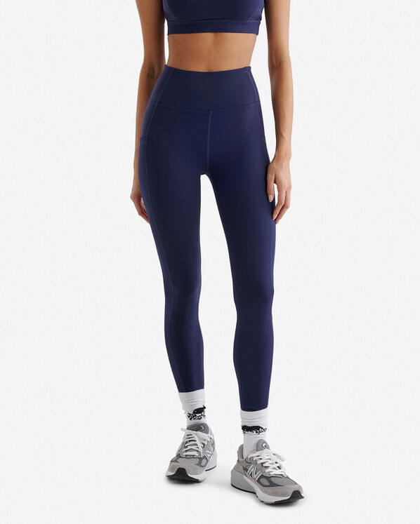 Pocket Legging in Navy + Periwinkle