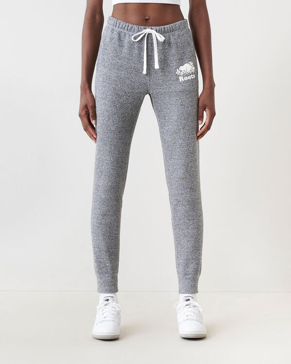 Organic Original Slim Cuff Sweatpant - Salt & Pepper