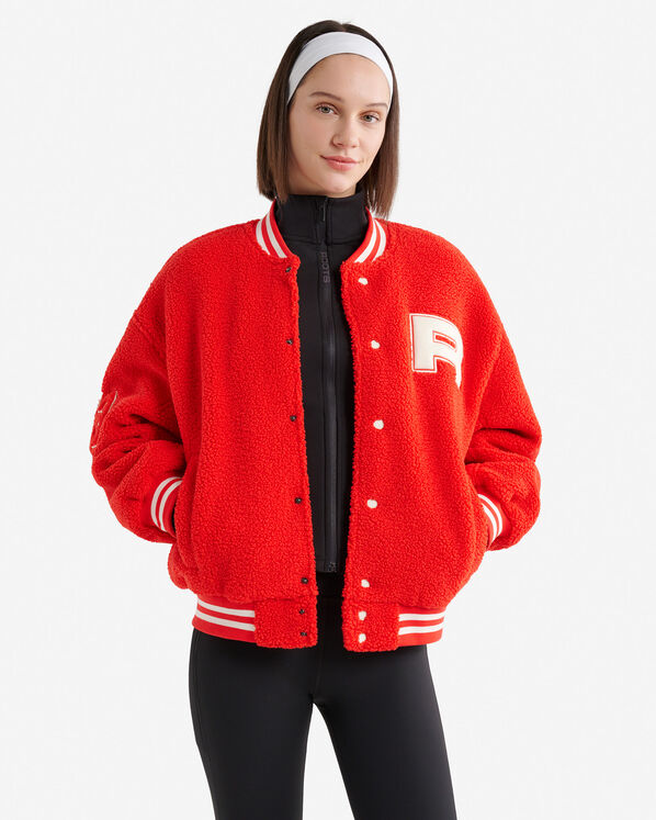 Alpine Goods Varsity Jacket - Cherry Burst Alpine Goods Varsity Jacket - Cherry Burst