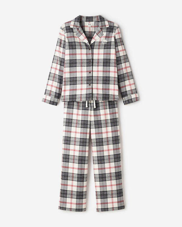Womens Plaid Pajama Set