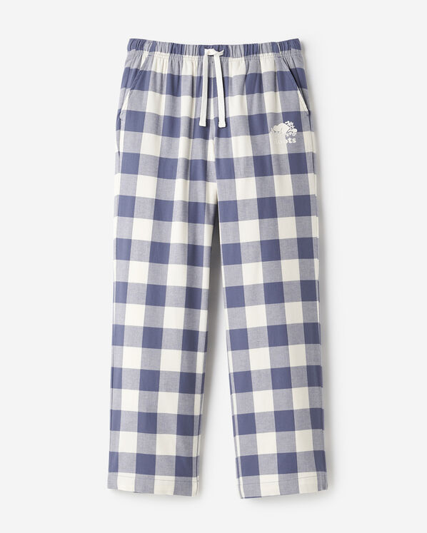 Womens Plaid Pajama Pant - Ink Blue