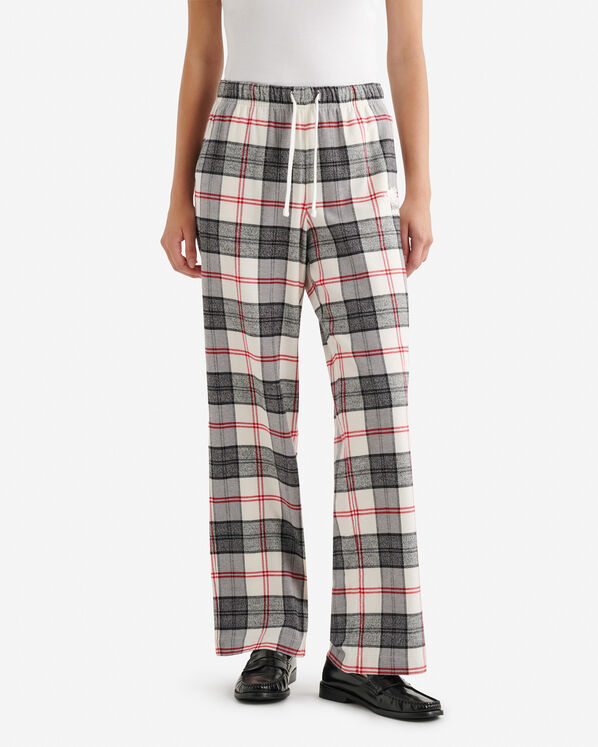 Womens Plaid Pajama Pant - Smoke Lake