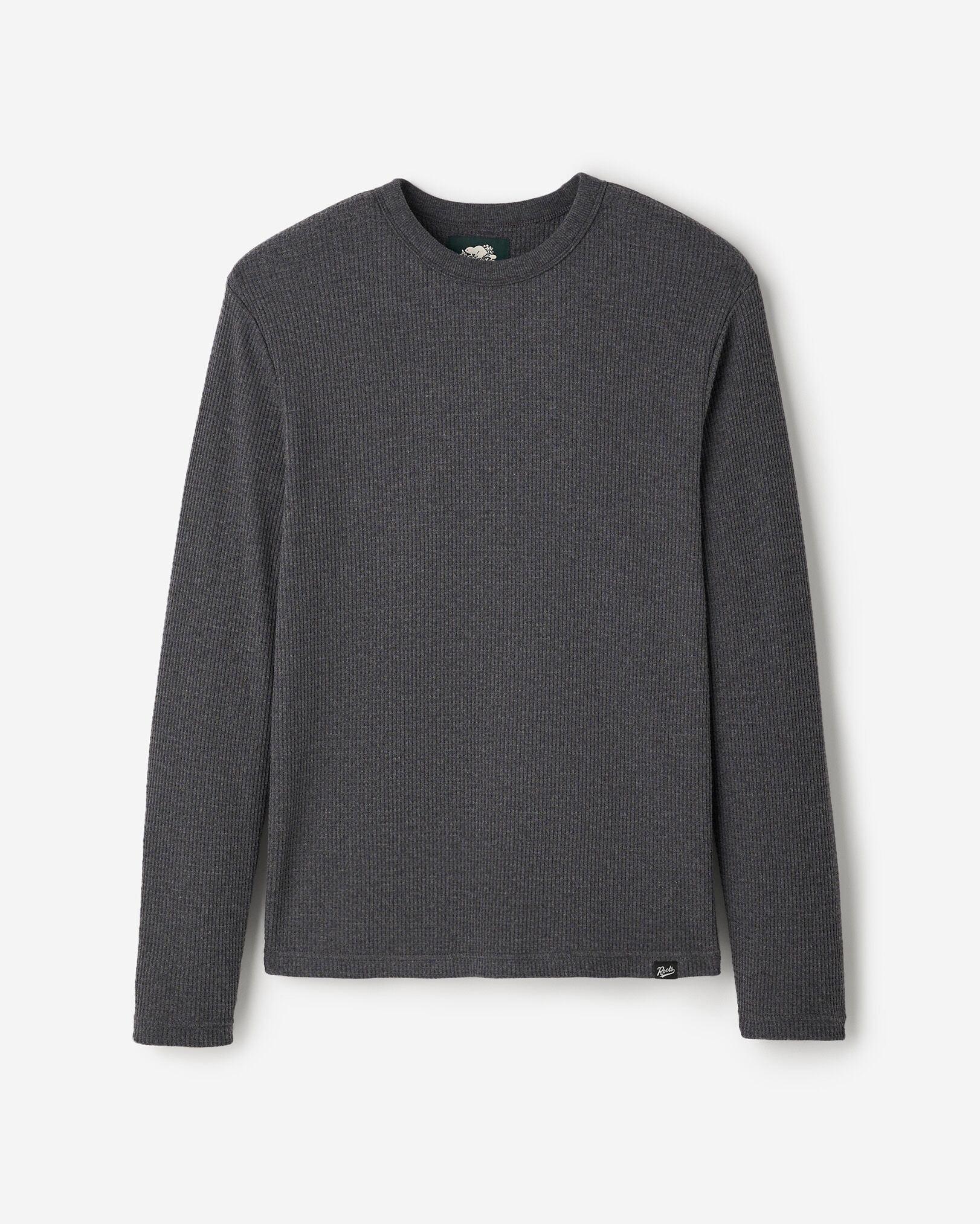 ★TRILLION★2025SS★Waffle Ring Snap Neck Long Sleeve★3色 Mens Waffle Knit Long Sleeves | Roots