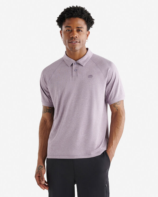 Renew Knit Polo - Lavender Mist Pepper