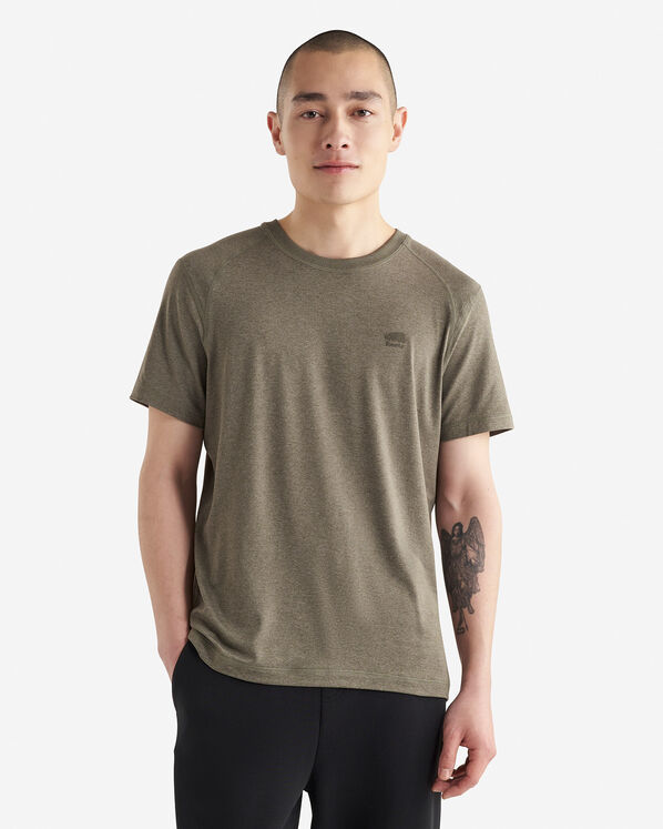 Renew Knit Short Sleeve Top - Highland Green Ppr