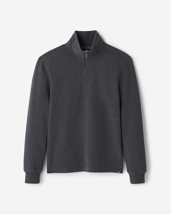 Thompson Double Knit Half Zip - Charcoal Mix