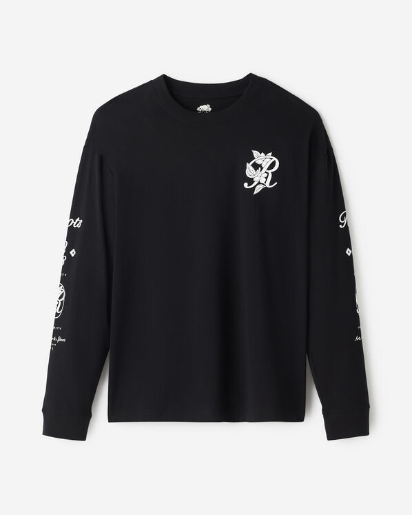 Mens Studio Graphic Long Sleeve T-Shirt