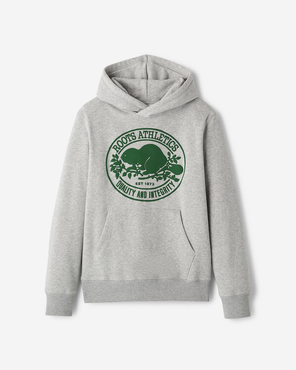 Mens Heritage Beaver Hoodie - Grey Mix