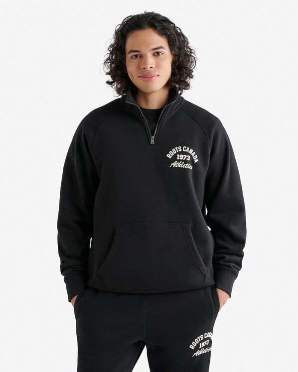 1973 Athletics Half Zip Stein - Black