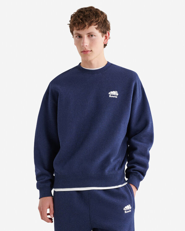 Organic Original Relaxed Crew - Nightfall Blue Mix