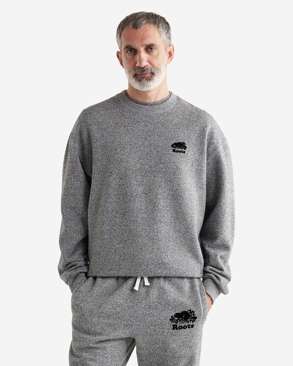 Organic Original Relaxed Crew - Salt & Pepper Organic Original Relaxed Crew - Salt & Pepper