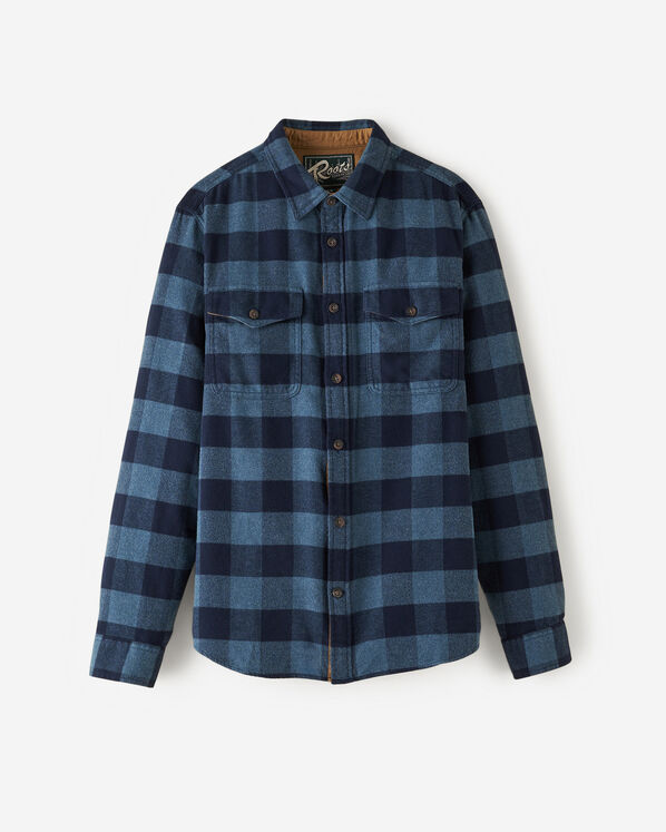 Park Plaid Shirt - Navy Blazer