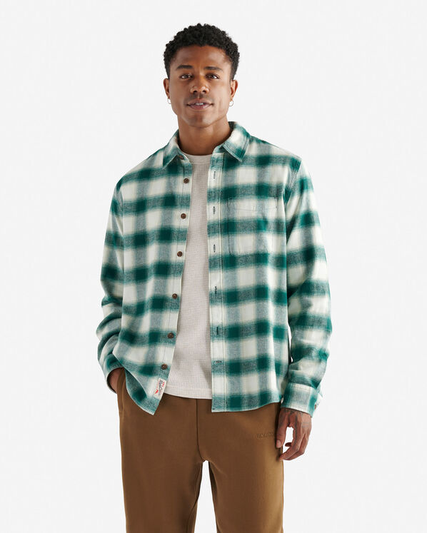 Manning Flannel Shirt - Varsity Green