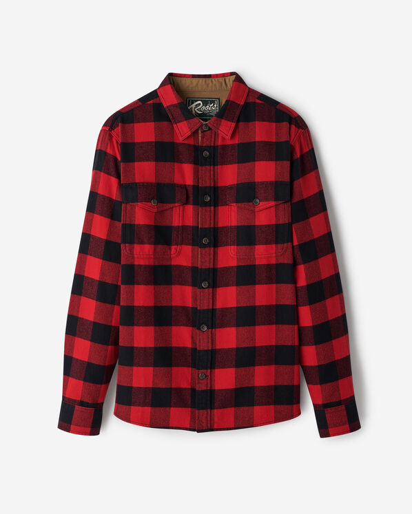 Park Plaid Shirt - Cabin Red