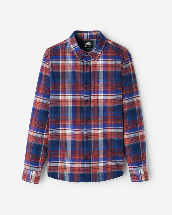 Manning Flannel Shirt - Moonlit Ocean Blue