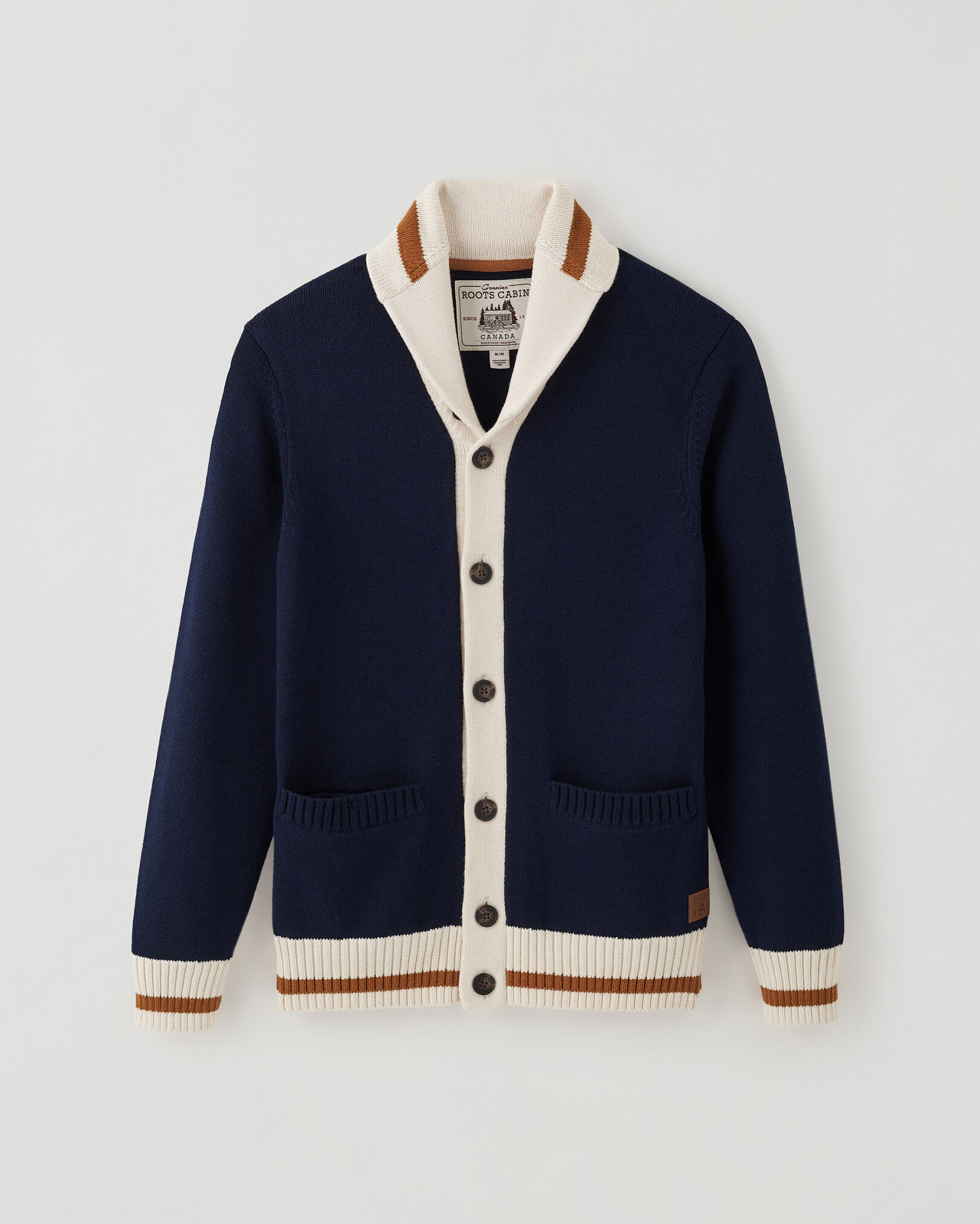 Shetland Wool Cashmere Knit Cardigan | Roots