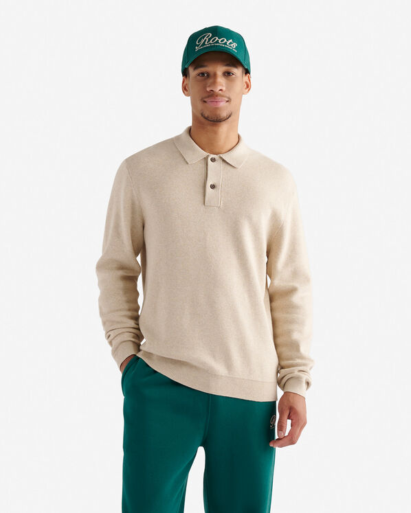 Severn Long Sleeve Sweater Polo