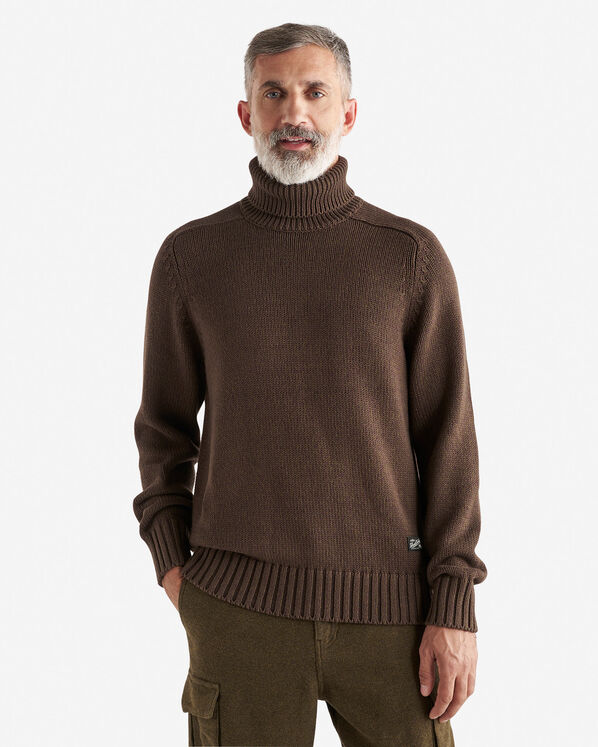 Robson Turtleneck - Espresso Brown Mix