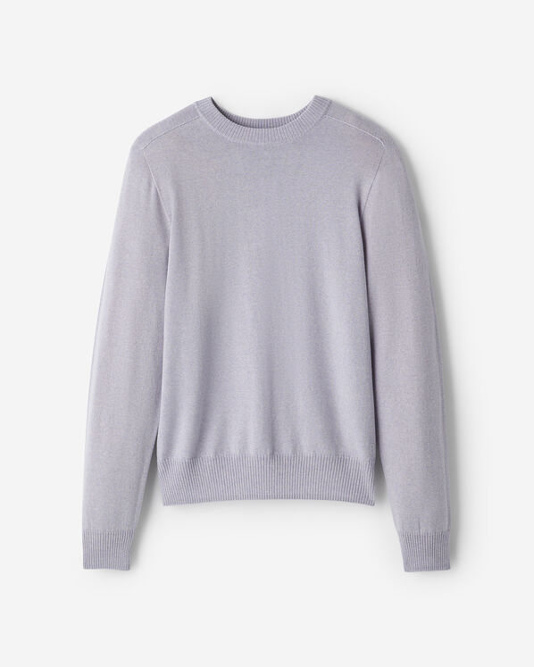 Merino Seamless Crew - Earl Grey Mix