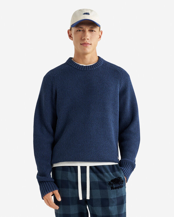 Robson Shaker Crew - Navy Blazer Mix