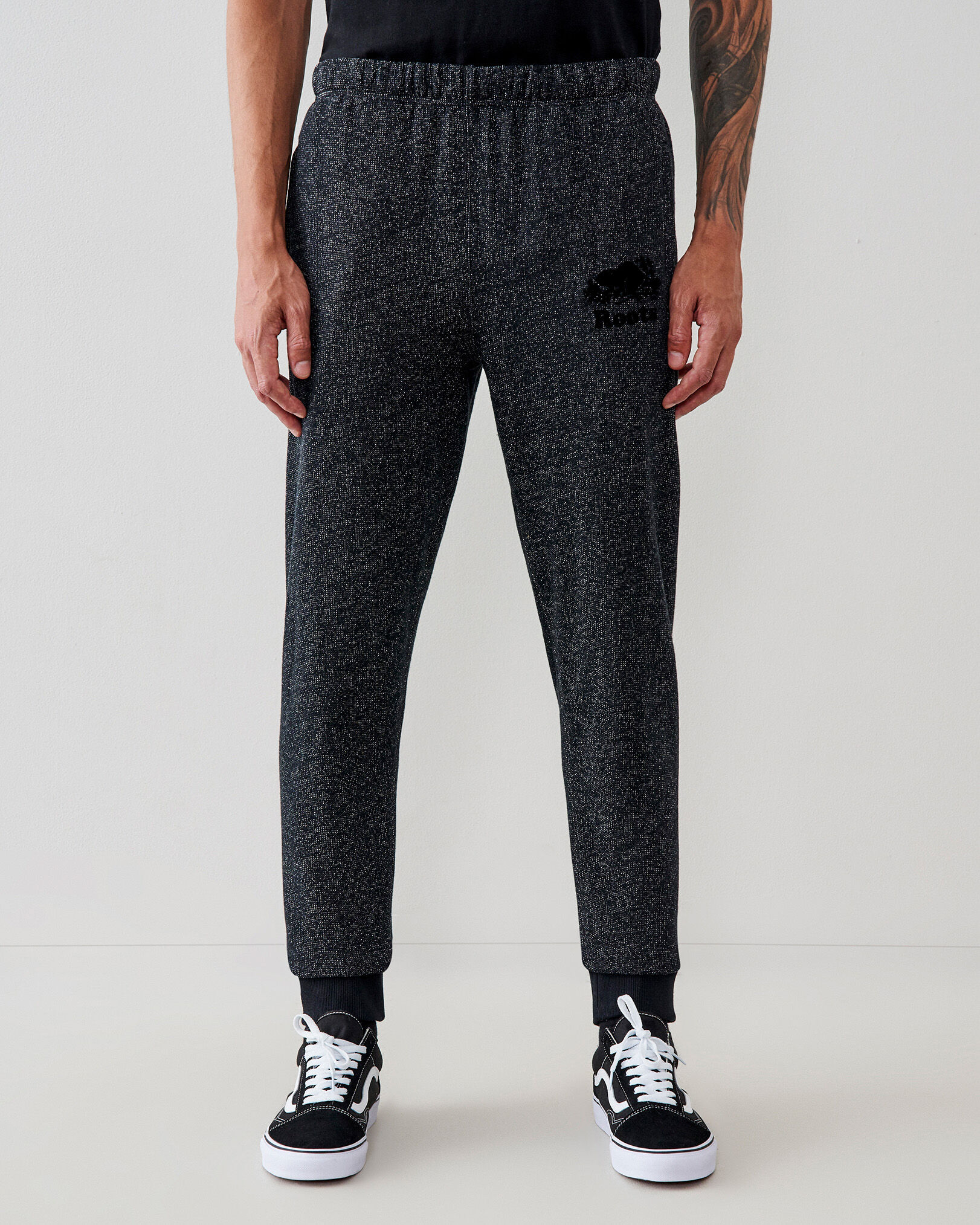 Sweatpants with tapered leg store