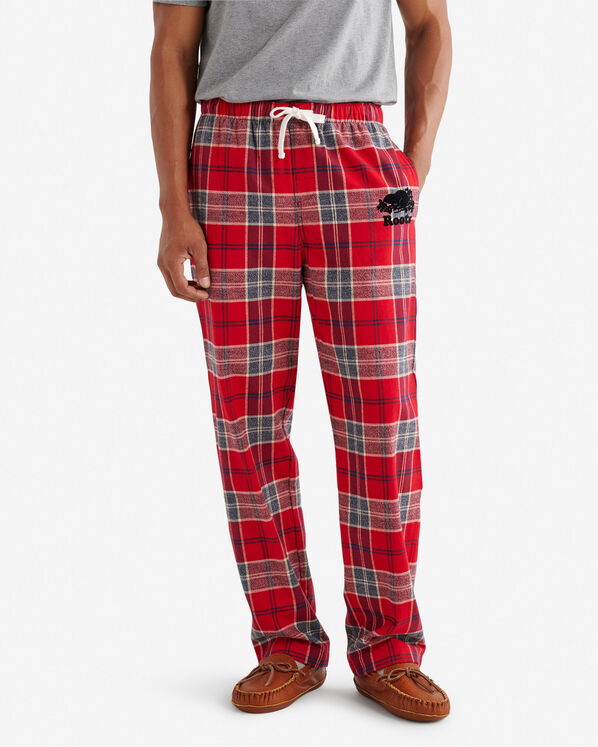 Mens Inglenook Pajama Pant - Cabin Red Smoke Lake