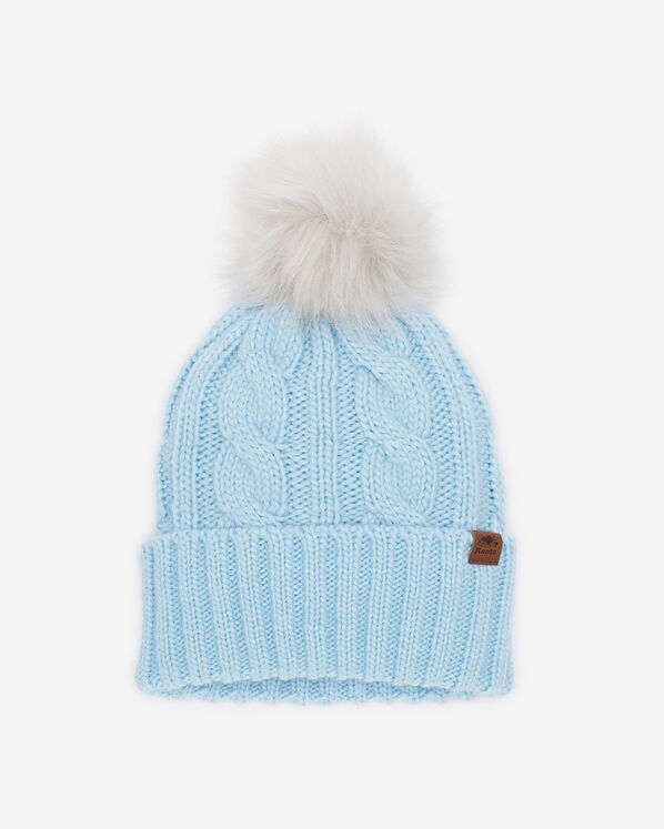 Olivia Cable Toque - Clear Sky Blue