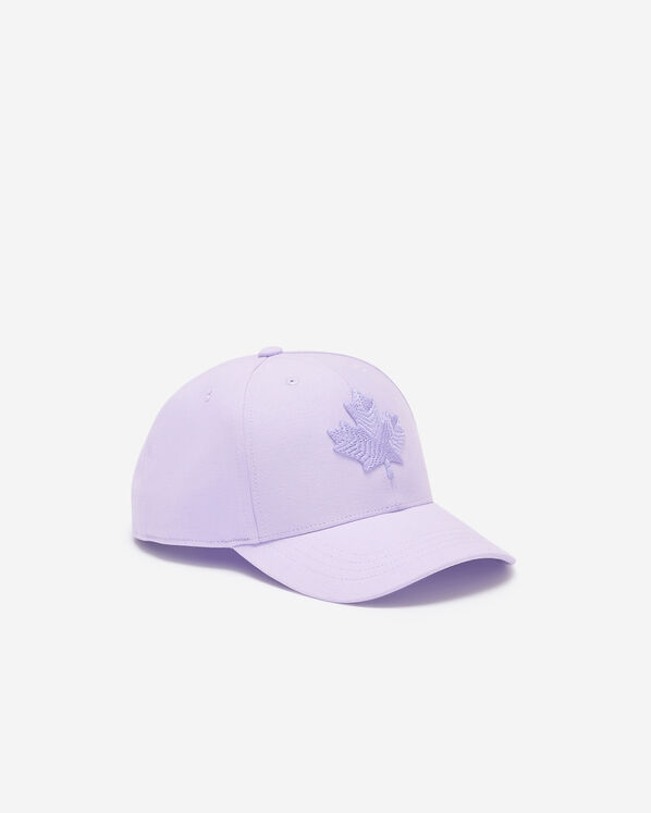 Modern Leaf Baseball Cap - Lavender