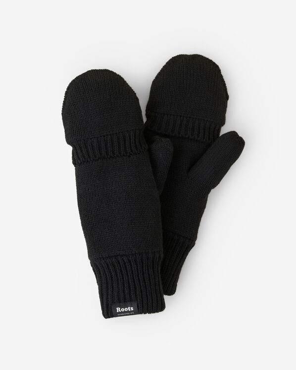 Adult Bracebridge Flip Mitt - Black